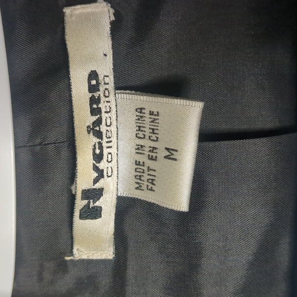 NYGÄRD* Velvet and wool embroidered blazer jacket lapel hook/eye close sz Medium - Picture 11 of 12